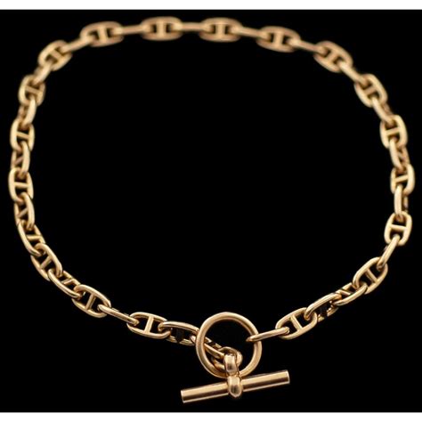 collier hermes chaine d'ancre|hermes chaine d ancre necklace.